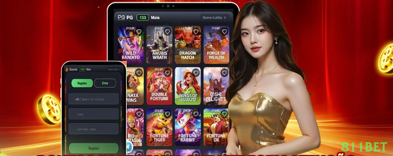 Coleção Premium de Slots 811bet - NetEnt, Pragmatic Play, Evolution